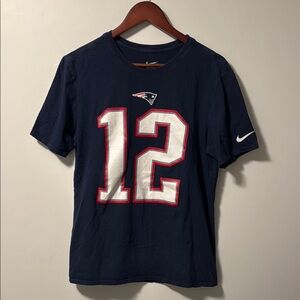Nike Patriots Tom Brady tshirt Men’s sz M EUC